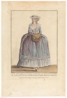 Gallery of French Fashions and Costumes, 1782, rr. 238: Morning dress to the English (...), 1782. Creator: Wossinik