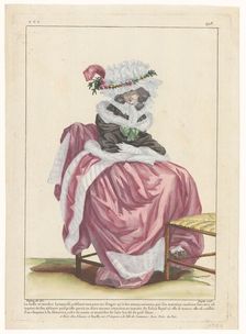Gallery of French Fashions and Costumes, 1785, ccc.298: The beautiful and tender Lyonnais..., 1782. Creator: Dupin
