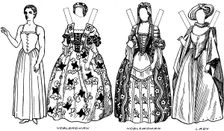 Gallery of Historic Costume: What People Wore in Early Georgian Days c1934