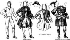 Gallery of Historic Costume: What People Wore in Early Georgian Days c1934