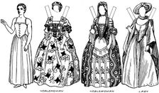 Gallery of Historic Costume: What People Wore in Early Georgian Days c1934