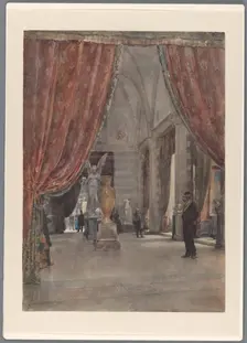 Gallery of Honour at the Rijksmuseum, Amsterdam, 1885. Creator: Jan Hoynck van Papendrecht