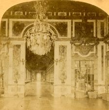 Gallery of Mirrors; Versailles, France late 19th century. Creator: Unknown