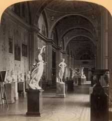 Gallery of Modern Sculpture, In the Hermitage, St. Petersburg, Russia 1898. Creator: Underwood & Underwood