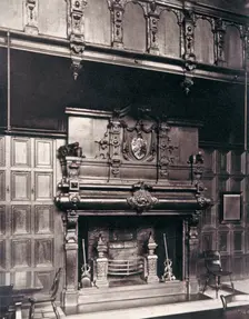Gallery over the chimney piece in the Great Hall of Charterhouse, Finsbury, London, 1880. Artist: Henry Dixon