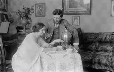 Galli-Curci and husband, between c1915 and c1920. Creator: Bain News Service