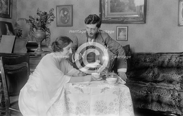 Galli-Curci and husband, between c1915 and c1920. Creator: Bain News Service.