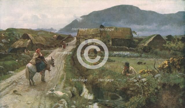 'Galway Gossips', c1887, (c1930).  Creator: Sir Ernest Albert Waterlow.