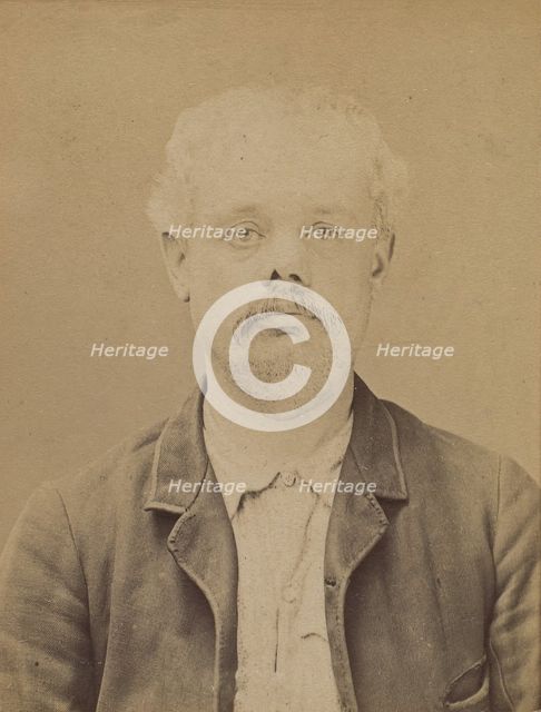Gama. Joseph. 41 ans, né le 5/3/42 à Paris IXe. Graveur. Anarchiste. 6/7/94., 1894. Creator: Alphonse Bertillon.
