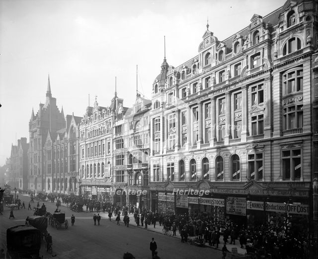 Gamages Department Store and the Prudential Building, Holborn, London, 1907. Artist: Bedford Lemere and Company