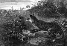 "Gambols Disturbed," by G. B. Goddard, 1870. Creator: Horace Harral