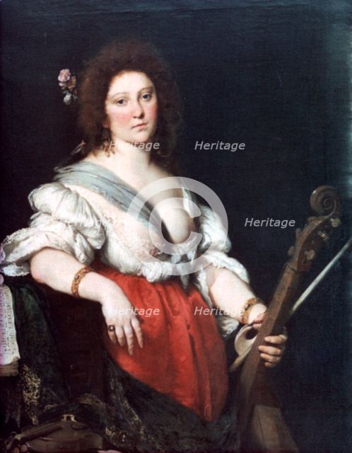 'Gamba Player', c1635. Artist: Bernardo Strozzi