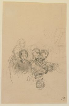 Gamblers, 1858. Creator: James Abbott McNeill Whistler