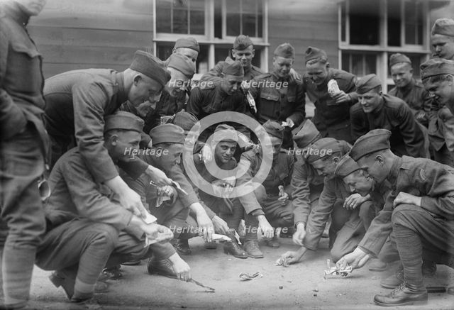Gambling, between c1915 and c1920. Creator: Bain News Service.