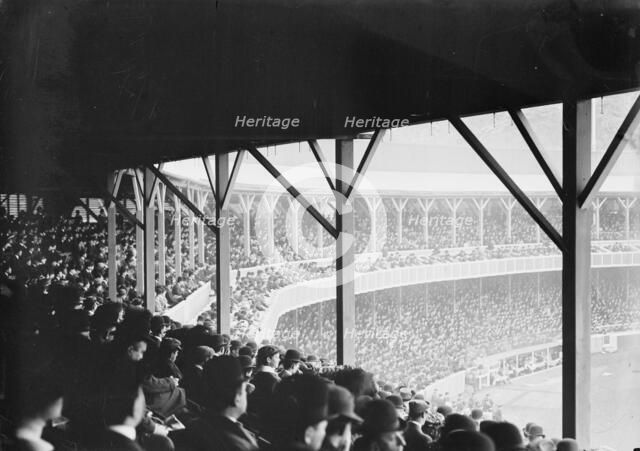 Game between Boston NL and New York NL at Polo Grounds (baseball), 1910. Creator: Bain News Service.