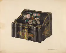 Game Box (For Poker Chips), c. 1939. Creator: Francis Law Durand
