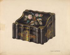 Game Box (For Poker Chips), c. 1939. Creator: Francis Law Durand