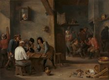 Game of Backgammon, 1640s. Creator: David Teniers (Flemish, 1610-1690)