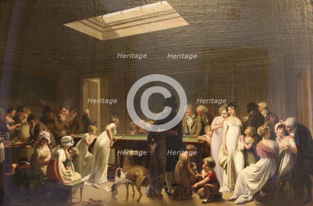 'Game of Billiards', 1807. Artist: Louis Leopold Boilly