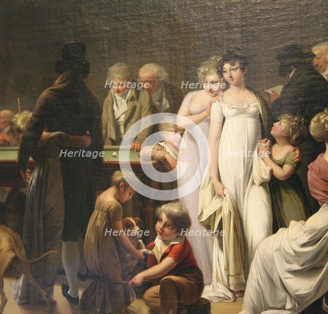 'Game of Billiards', 1807. Artist: Louis Leopold Boilly