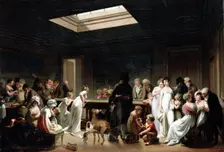 Game of Billiards, 1807. Creator: Louis Leopold Boilly