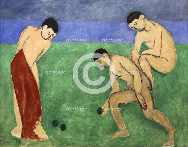 'Game of Bowls', 1908.  Creator: Henri Matisse.