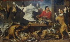 Game Stall, 1619. Creators: Frans Snyders, Jan Wildens