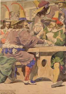 Gaming, mid 19th century. Artist: Richard Dadd