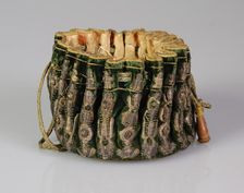 Gaming purse, French, late 17th century. Creator: Unknown