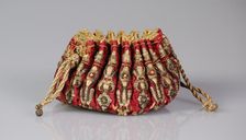 Gaming purse, French, late 17th century. Creator: Unknown