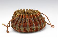 Gaming purse, French, late 17th century. Creator: Unknown