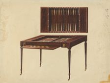 Gaming Table, 1935/1942. Creator: Ferdinand Cartier