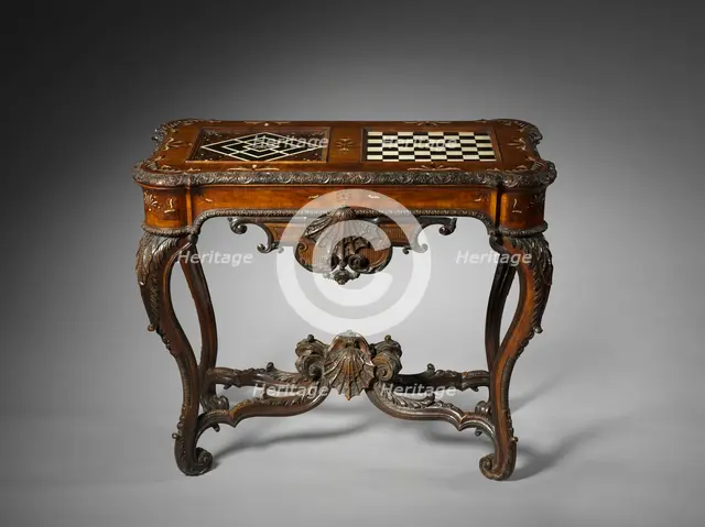 Gaming Table, c. 1735. Creator: Unknown.