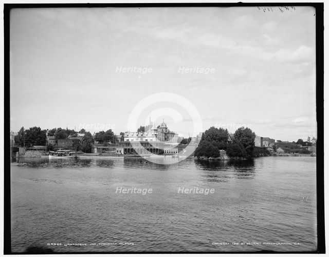 Gananoque Inn, Thousand Islands, c1902. Creator: William H. Jackson.