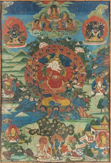Ganapati Thangka, 18th century. Creator: Tibetan culture