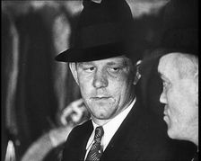 Gangsters demanding protection money, 1932. Creator: British Pathe Ltd