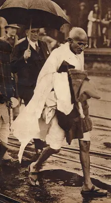 Gandhi in London 1930, (1938)