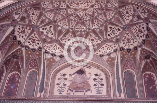 Ganesh Pol Entrance, Amber Fort, Jaipur, India, 1988. Creator: Amanda Waite.