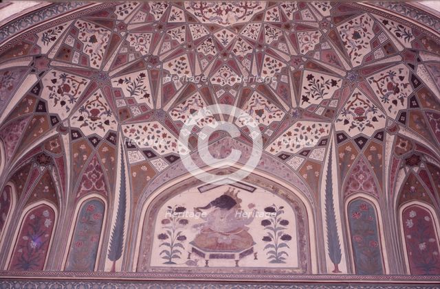 Ganesh Pol Entrance, Amber Fort, Jaipur, India, 1988. Creator: Amanda Waite.