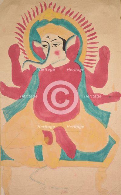 Ganesha, 1800s. Creator: Unknown.