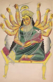 Ganesha-Janani (Mother of Ganesh), 1800s. Creator: Unknown