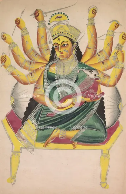 Ganesha-Janani (Mother of Ganesh), 1800s. Creator: Unknown.