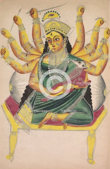 Ganesha-Janani (Mother of Ganesh), 1800s. Creator: Unknown.