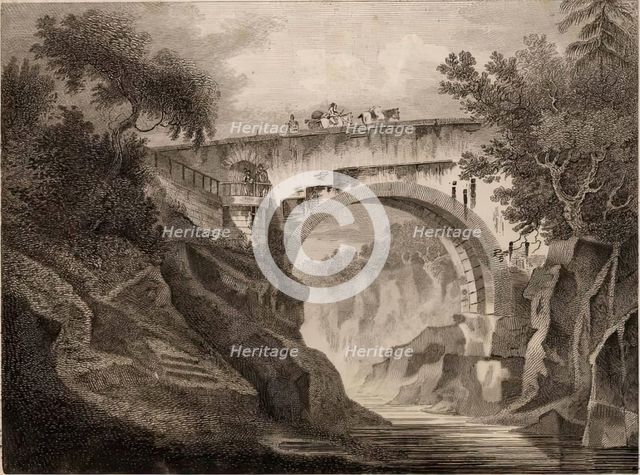 Gannachie Bridge (near Edzell, Angus), c1800s. Creator: James Fittler.