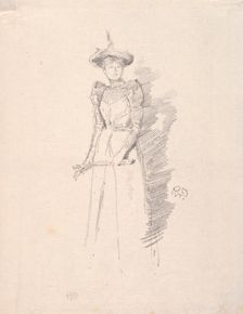 Gants de Suede, 1890. Creator: James McNeill Whistler (American, 1834-1903)