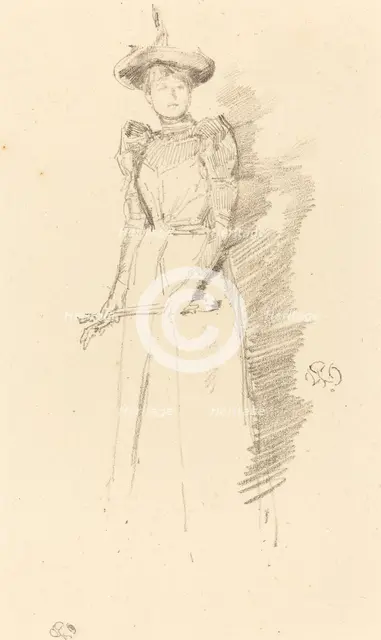 Gants de Suède, 1890. Creator: James Abbott McNeill Whistler.