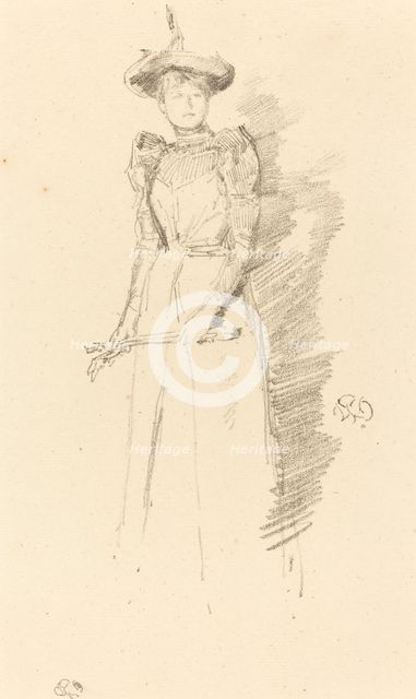 Gants de Suède, 1890. Creator: James Abbott McNeill Whistler.
