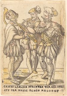 Gantz loblich Pfeiffen wir all drei avs der Mvsic: Schon Melodey, c. 1580. Creator: Unknown