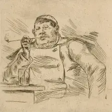 Garçon brasseur bruxellois, 1876. Creator: Félicien Rops