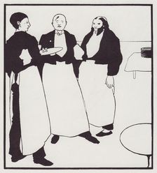 Garçons de Café, 1894. Creator: Aubrey Beardsley